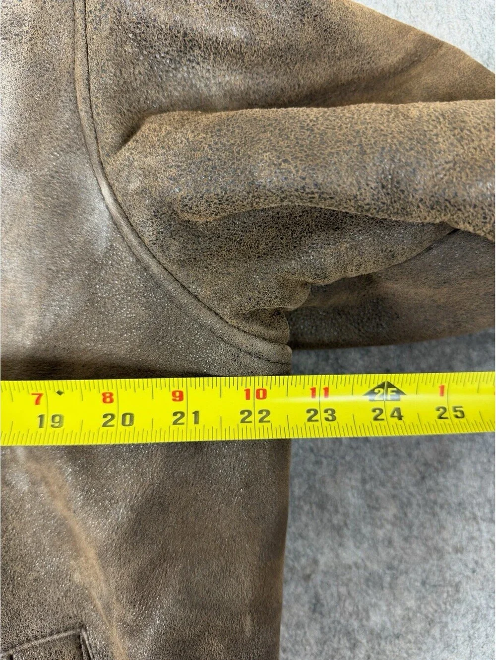 Vintage Shearling Coat Mens Dark Brown Soft Sheepskin Hooded Coat Jacket 22x33
